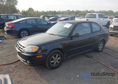 2005 Hyundai Accent Gls/Gt from USA, damaged, VIN KMHCG35CX5U332441